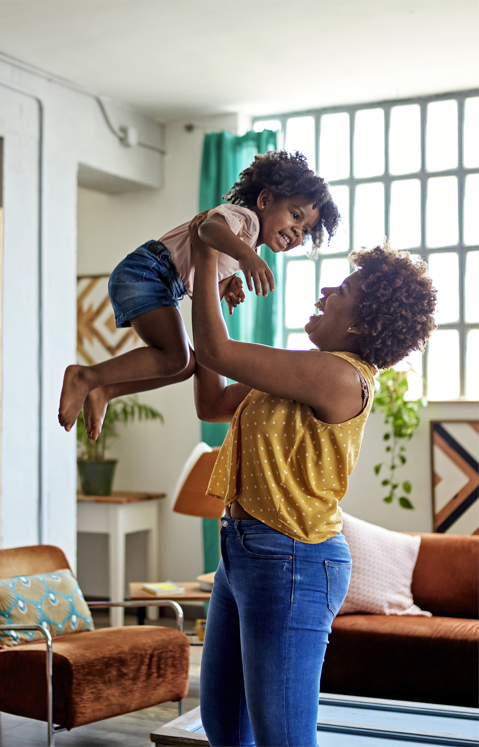 Happy Woman with Child